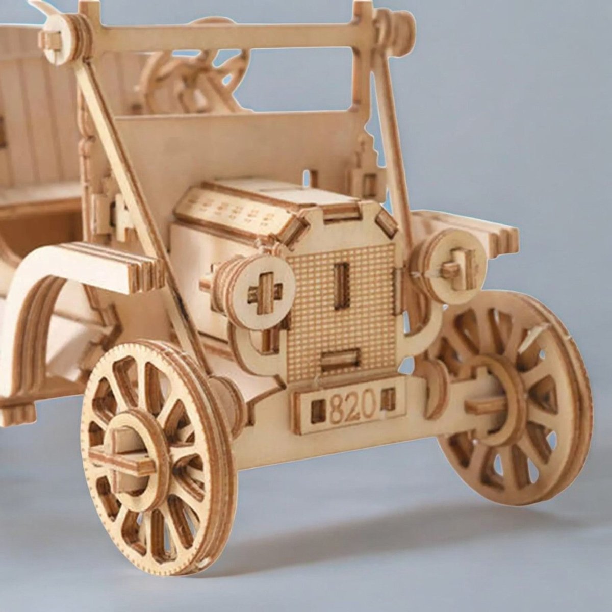 Puzzle 3D en Bois - WoodGenius™ - Voiture Classique - Le Merveilleux Monde de l'Enfance