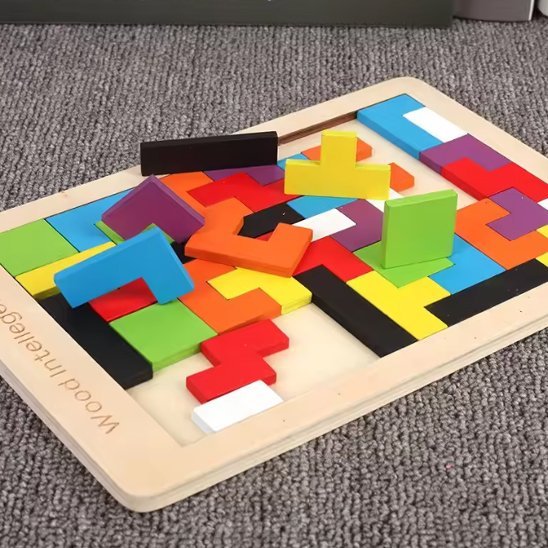 Casse tete en bois | Puzzle Artisanal - Le Merveilleux Monde de l’Enfance