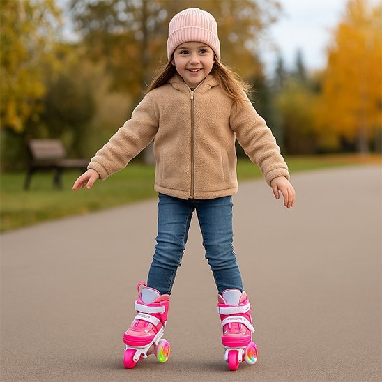Roller enfant | Ajustable & Sécurisé - Le Merveilleux Monde de l’Enfance