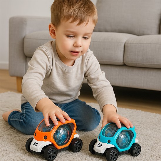Petite voiture jouet | Coloré Bois Éducatif - Le Merveilleux Monde de l’Enfance
