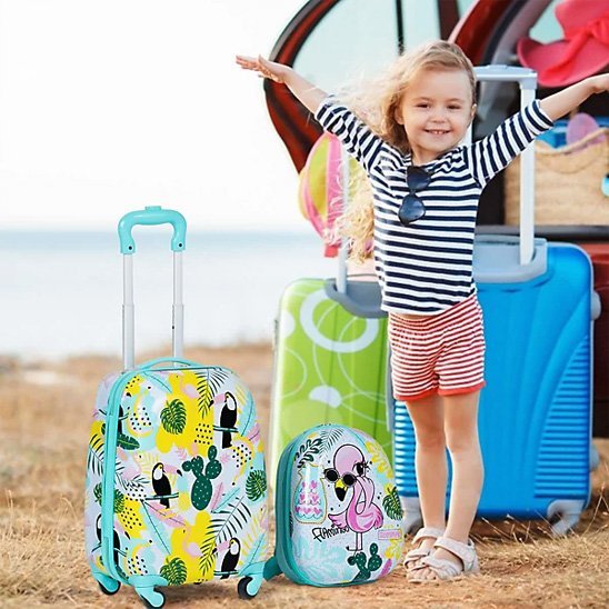 Valise enfant | Colorée et robuste - Le Merveilleux Monde de l’Enfance