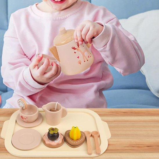 Dinette en bois écologique | Créativ'Nature - Le Merveilleux Monde de l’Enfance