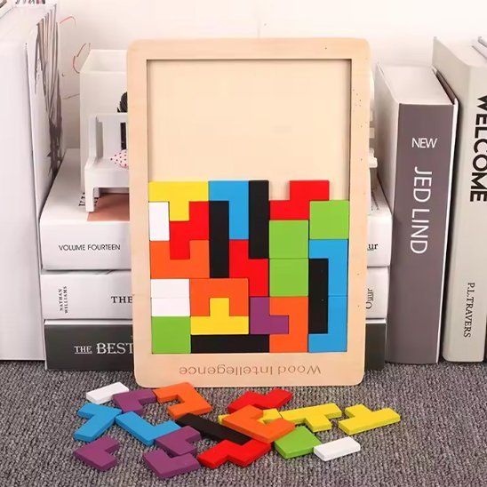 Casse tete en bois | Puzzle Artisanal - Le Merveilleux Monde de l’Enfance