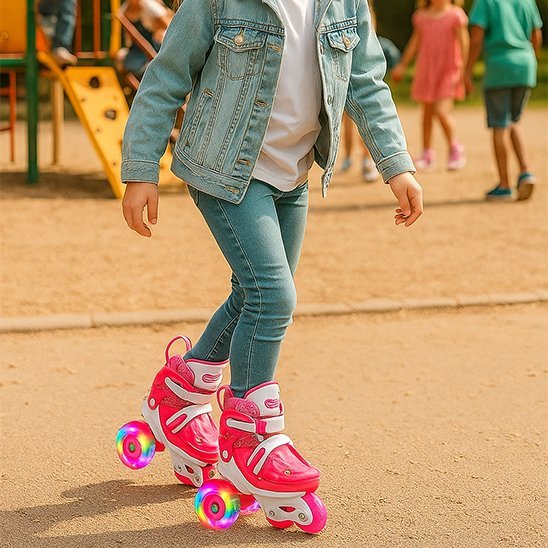Roller enfant | Ajustable & Sécurisé - Le Merveilleux Monde de l’Enfance