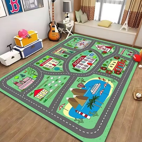 Tapis circuit voiture | Aventure Kids - Le Merveilleux Monde de l’Enfance