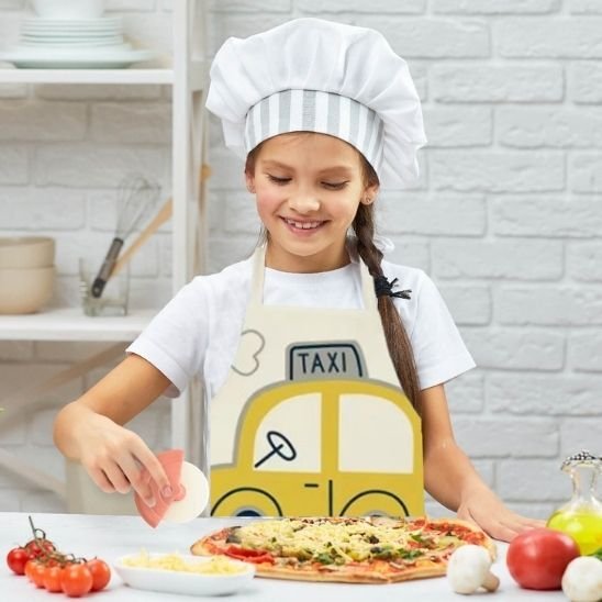 Tablier de cuisine | Élégant & Durable - Le Merveilleux Monde de l’Enfance