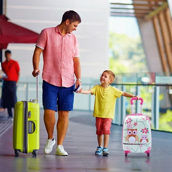 Valise enfant | Colorée et robuste - Le Merveilleux Monde de l’Enfance