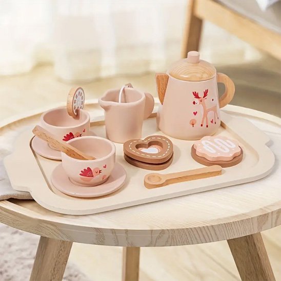 Dinette en bois écologique | Créativ'Nature - Le Merveilleux Monde de l’Enfance