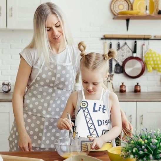 Tablier de cuisine | Élégant & Durable - Le Merveilleux Monde de l’Enfance