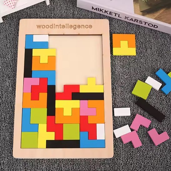 Casse tete en bois | Puzzle Artisanal - Le Merveilleux Monde de l’Enfance