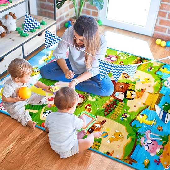 Tapis d'éveil sensoriel | Stimulant - Le Merveilleux Monde de l’Enfance