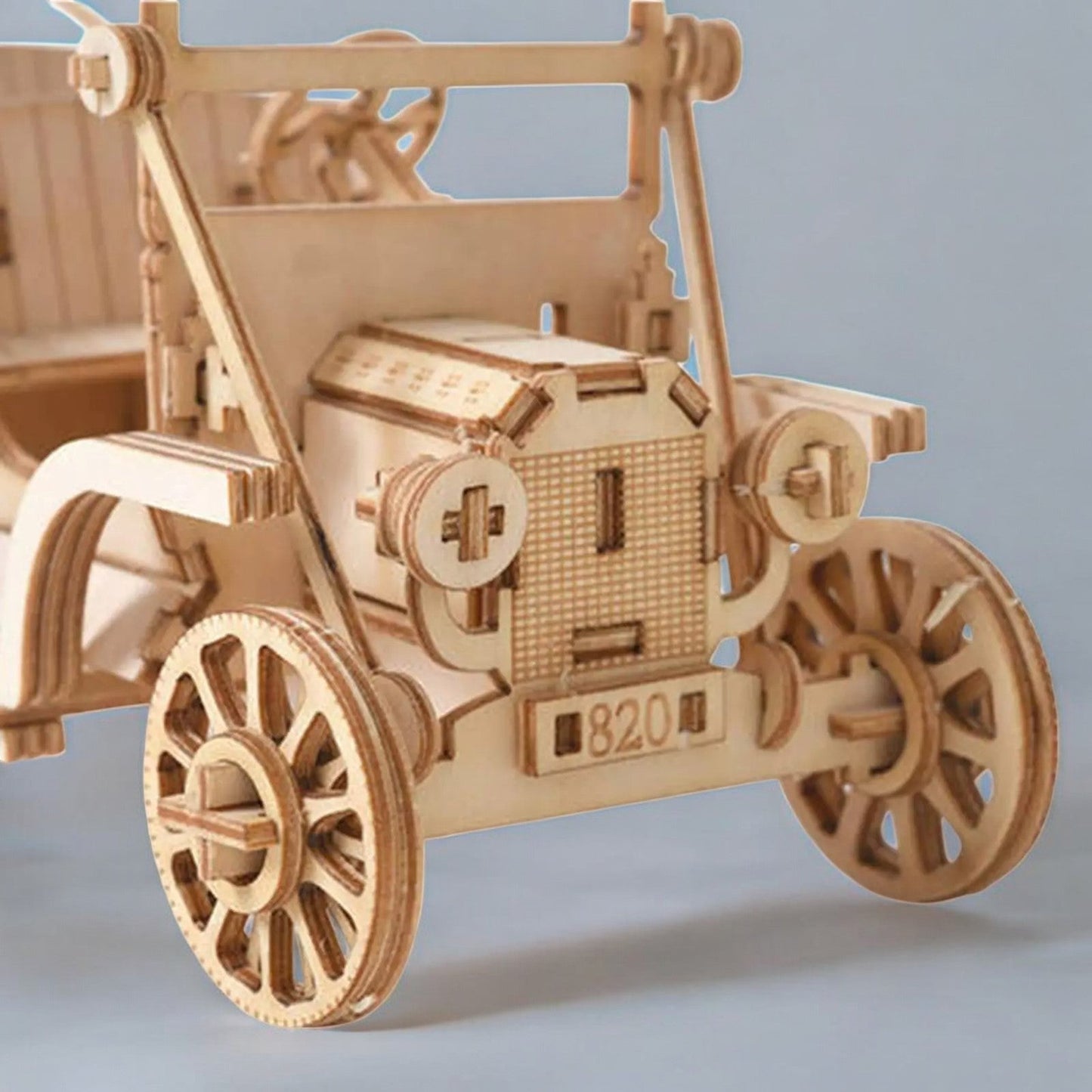 Puzzle 3D en Bois - WoodGenius™ - Voiture Classique