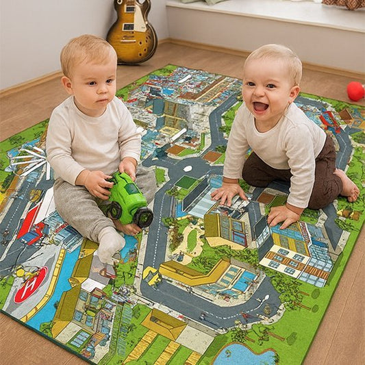 Tapis circuit voiture | Aventure Kids - Le Merveilleux Monde de l’Enfance