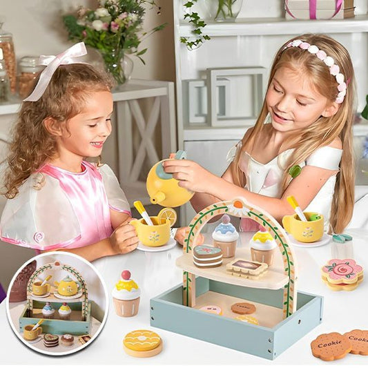Dinette en bois | Eco - créative - Le Merveilleux Monde de l’Enfance