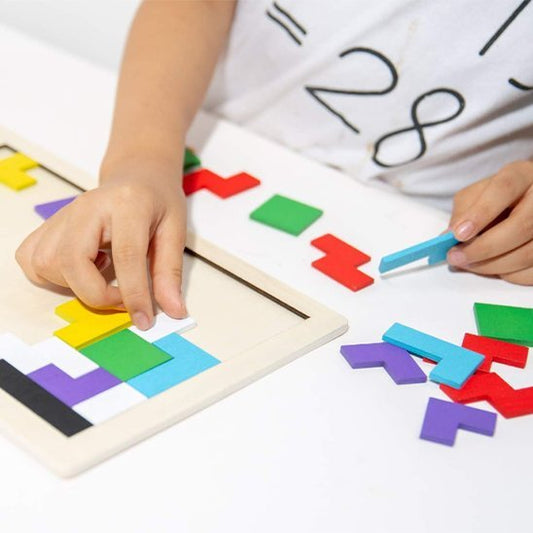 Casse tete en bois | Puzzle Artisanal - Le Merveilleux Monde de l’Enfance